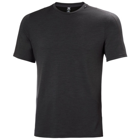 Herren-Funktionsshirt Helly Hansen Lifa Merino Lightweight Tee grau Ebony