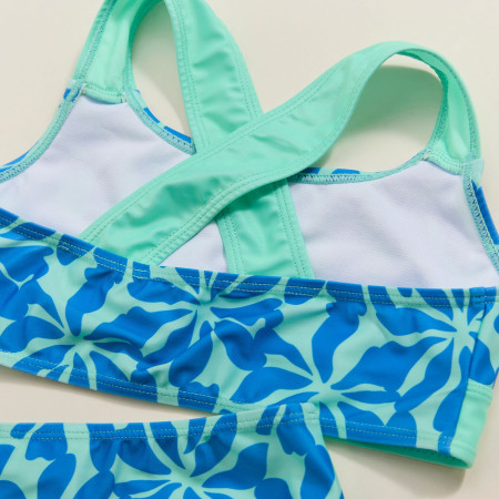 Kinderbadeanzug Regatta Dakaria Bikini III SnBluIcGrnFl