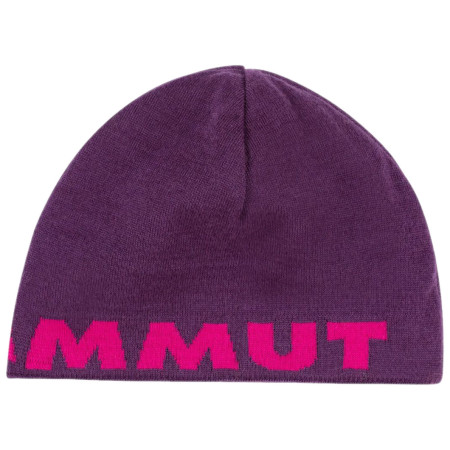 Mütze Mammut Logo Beanie rosa/lila grape/pink