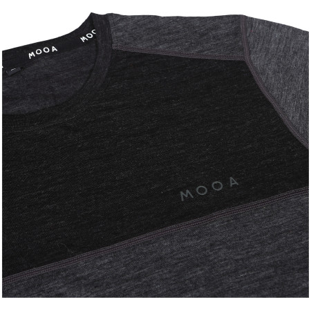 Herren-T-Shirt MOOA MerinoSilk Block 160 short