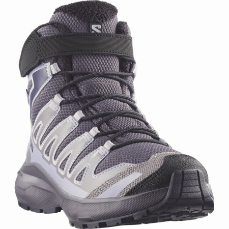 Kinderschuhe Salomon Xa Pro Winter Wp J Nine Iron-Gull-Cosmic Sky