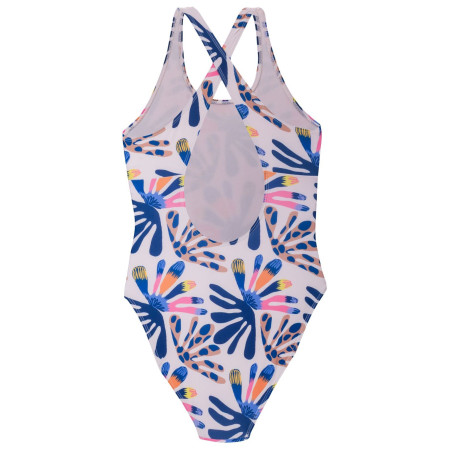 Kinderbadeanzug Aquawave Salava Jr - Summer Beige Flower Print