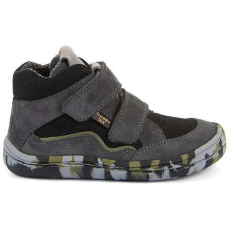 Kinder-Barfußschuhe für das ganze Jahr Frodo Barefoot Tex Fun Autumn Grey/Black