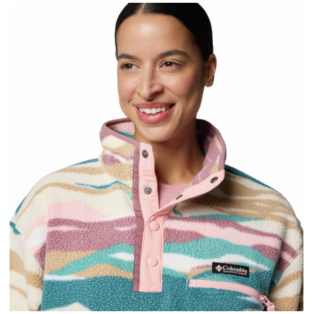 Damen-Sweatshirt Columbia Helvetia™ II Printed Cropped Half Snap