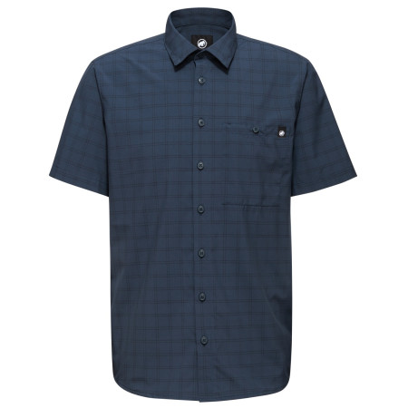 Herrenhemd Mammut Lenni Shirt Men 2024 dunkelblau marine-black