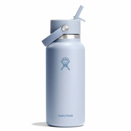 Thermoflasche Hydro Flask Wide Flex Straw Cap 32 oz hellblau surf