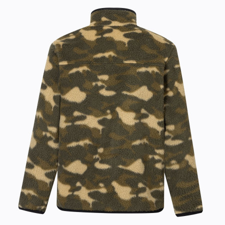 Kinder-Funktions-Sweatshirt Regatta Junior Frankie Warm Fleece Bark Green Camo