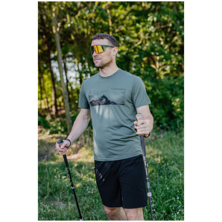 Herren-T-Shirt MOOA Merino Lyolite Highlander 150 Short