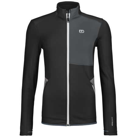 Damen Funktions-Sweatshirt Ortovox Fleece Jacket W schwarz Black Raven