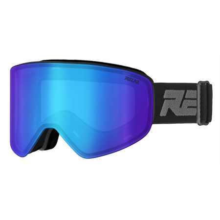 Skibrille Relax X-Fighter schwarz/blau Black