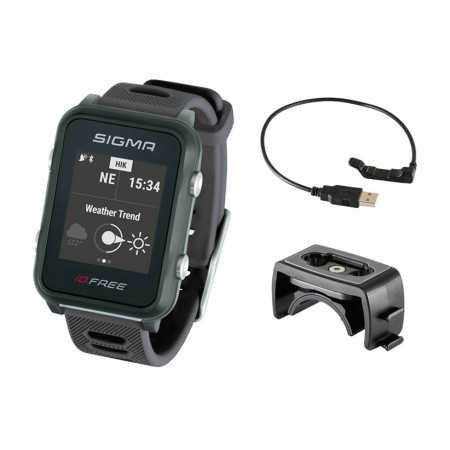 Armbanduhr Sigma iD.FREE grau