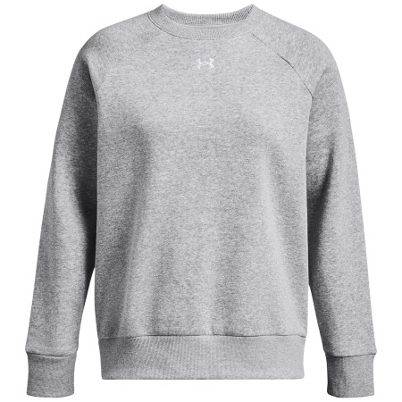 Damen-Sweatshirt Under Armour Rival Fleece Crew grau Mod Gray Light Heather / / White