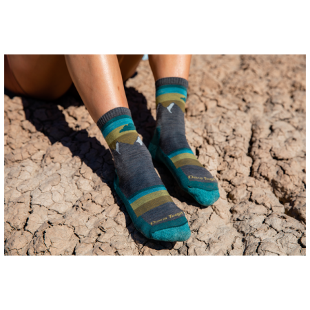Damensocken Darn Tough Sunset Ledge Micro Crew Lightweight With Cushion