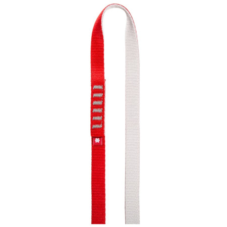 Rundschlinge Ocún O-SLING ECO-PES 16 mm 100 cm weiß/rot Red