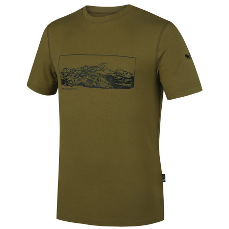 Herren-T-Shirt Zulu Bambus Alpine 210 Short grün olive