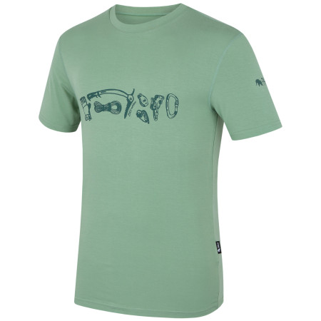Herren-T-Shirt Zulu Bambus Climber 210 short hellgrün light green