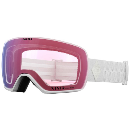 Skibrille Giro Article II weiß White Bliss Vivid Rose Gold/Vivid Infrared (2skla)