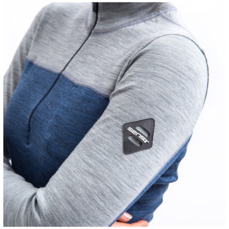 Damen-Funktionsshirt Sensor Merino Bold langärmelig, Reißverschluss