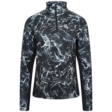 Damen-Sweatshirt Dare 2b Divulge Core Stretch schwarz BlackMarbleFlow