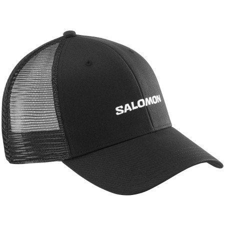 Baseballmütze Salomon Cap Trucker schwarz DEEP BLACK