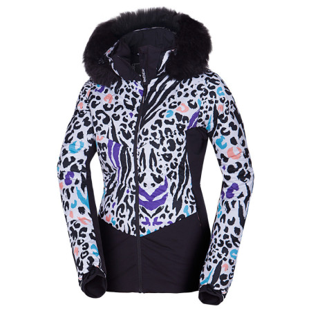 Damen Skijacke Northfinder Vivian weiß/schwarz 638alloverprint