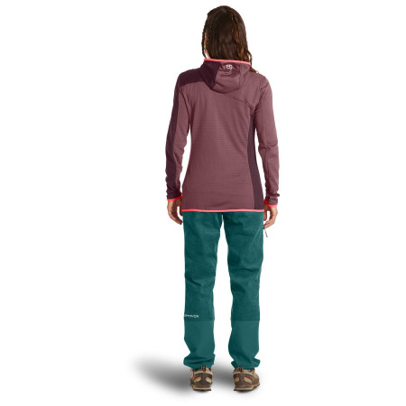 Damen Funktions-Sweatshirt Ortovox Fleece Light Grid Hooded Jkt W