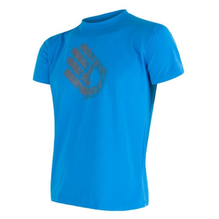 Herren-T-Shirt Sensor Coolmax Fresh PT Hand blau Blue