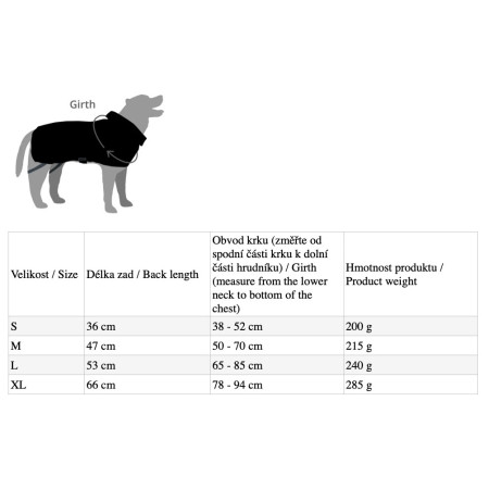 Regenmantel für Hunde Mountain Paws Reflective Fleece-Lined Dog Raincoat