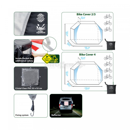Fahrradschutzhülle Brunner Fahrradabdeckung 2/3