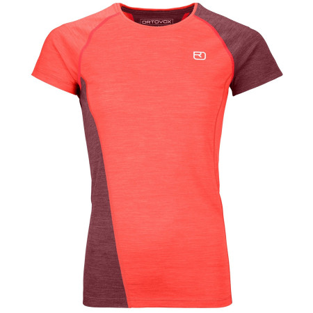 Damen-Funktionsshirt Ortovox W's 120 Cool Tec Fast Upward T-Shirt rot Coral Blend