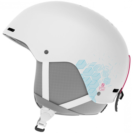 Kinder Skihelm Salomon Pact weiß White