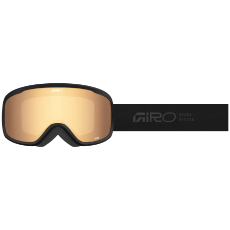 Damen Ski-Brille Giro Moxie Black Stacked-Amber Gold/Yellow