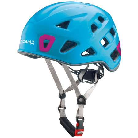Kletterhelm Camp Storm blau/rosa Light blue / Fuchsia