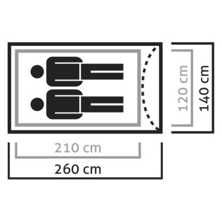 Wanderzelt Salewa Litetrek Pro II Tent