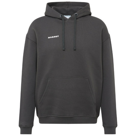 Herren-Sweatshirt Mammut Mammut Base ML Hoody Men Mini Logo dunkelgrau gabbro