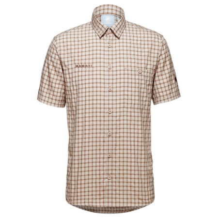 Herrenhemd Mammut Lenni Shirt Men 2023 braun/grau savannah-dark sand