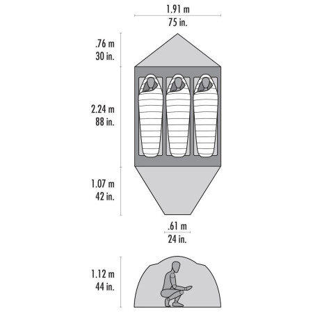 Wanderzelt MSR Remote 3