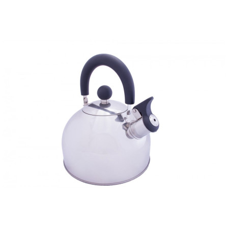 Kanne Vango 2L Stainless Steel kettle with folding handle silber silver