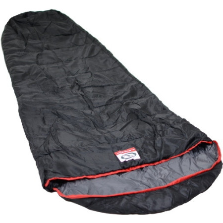 Schlafsack Loap Diamond evo schwarz/rot