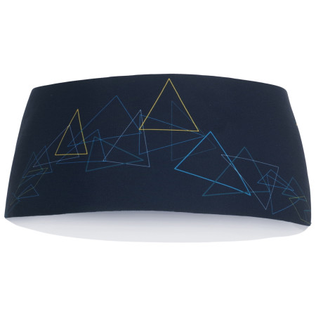 Stirnband Direct Alpine Stripe blau anthracite/mango