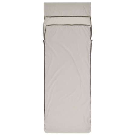 Schlafsackeinlage Sea to Summit Silk Blend Sleeping Bag Liner - Rectangular w/ Pillow Sleeve hellgrau Moonstruck Grey