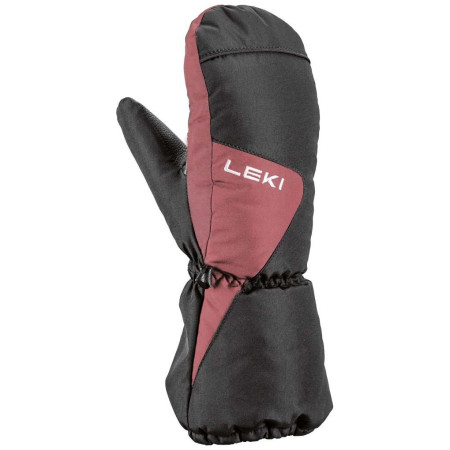 Kinder Skihandschuhe Leki Nevio Junior Mitt schwarz/rosa black-rosé