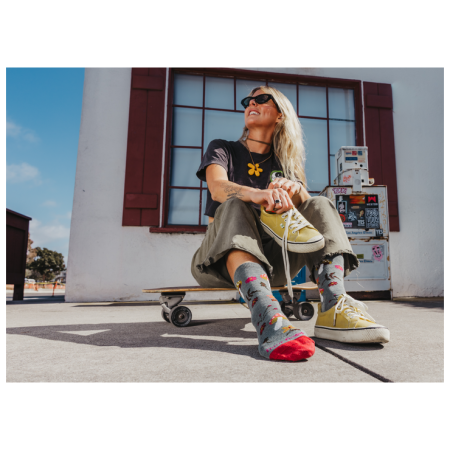 Damensocken Darn Tough Shroom Bloom Crew Lightweight