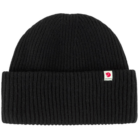 Wintermütze Fjällräven Fjällräven Heavy Beanie schwarz Black