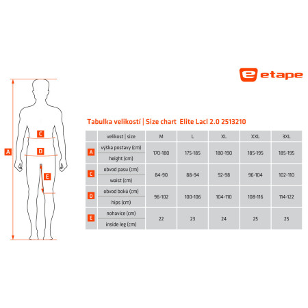 Herren-Radhose Etape Elite Lacl 2.0