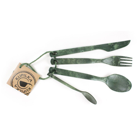 Besteckset Kupilka Cutlery grün Green