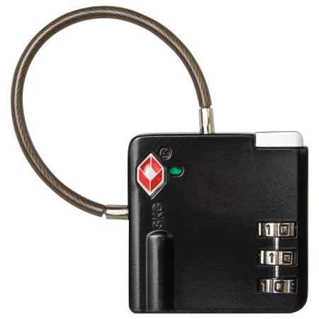 Schloss Craghoppers TSA Padlock Combo/Cable schwarz Black