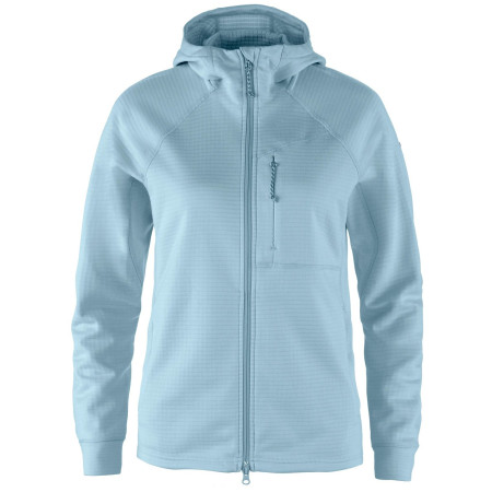 Damenjacke Fjällräven Abisko Grid Fleece Hoodie W hellblau Breeze Blue