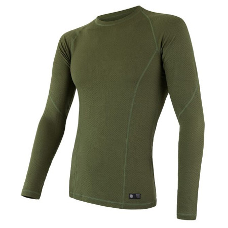 Herren-Funktionsshirt Sensor Merino DF grün Safari