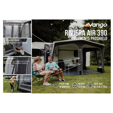 Vorzelt Vango Riviera Air 390 Elements ProShield